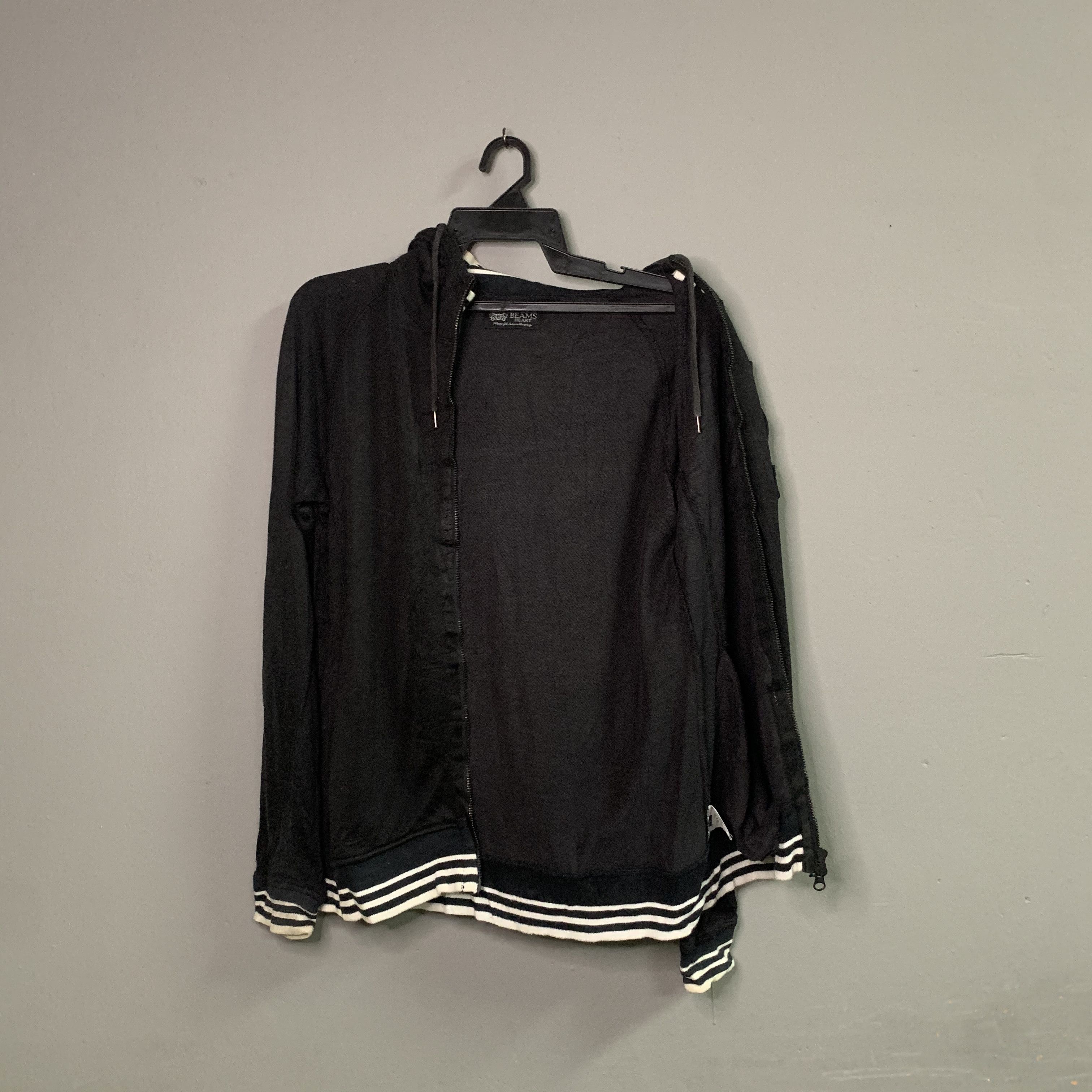 Beams Plus Beam Heart x Biker Motorcycle Hooded Zipper Sweater Size US S / EU 44-46 / 1 - 6 Thumbnail