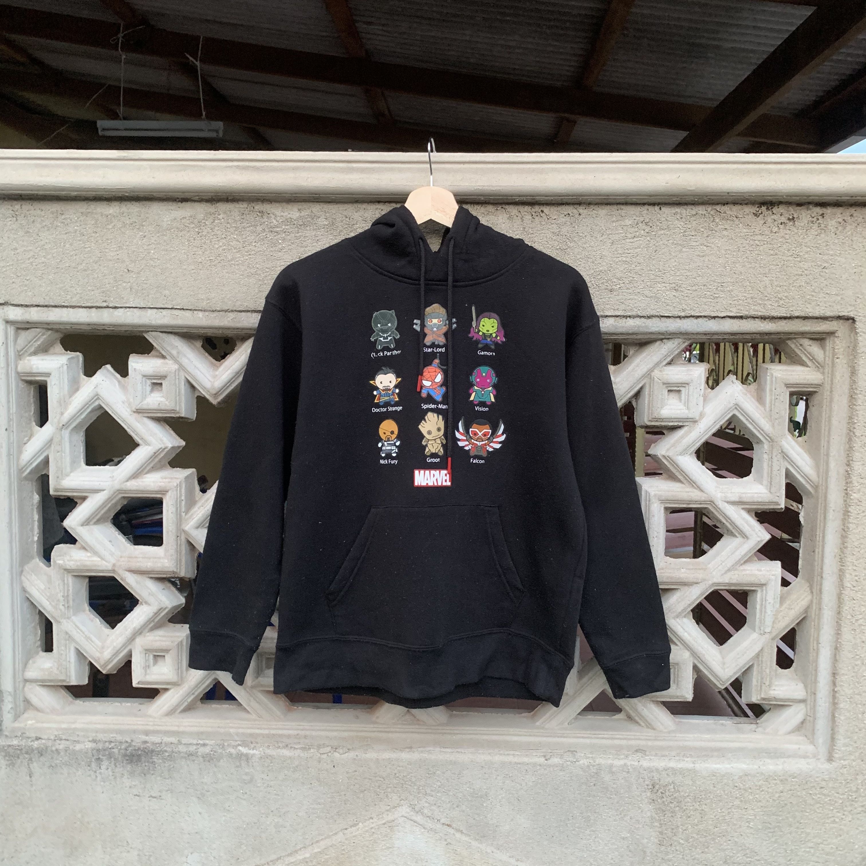 Marvel Comics Marvel Superhero Black Hooded Movie Pullover Sweatshirts Size US M / EU 48-50 / 2 - 1 Thumbnail