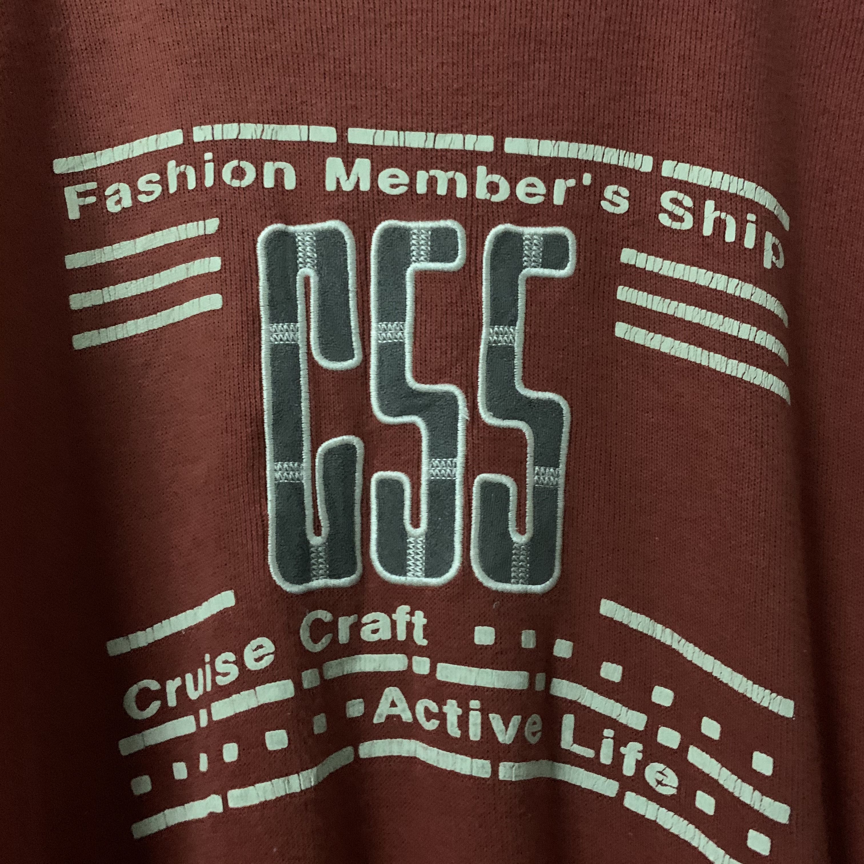 Japanese Brand C55 Cruise Craft Brand Spell Out Crewneck Sweater Size US L / EU 52-54 / 3 - 3 Thumbnail