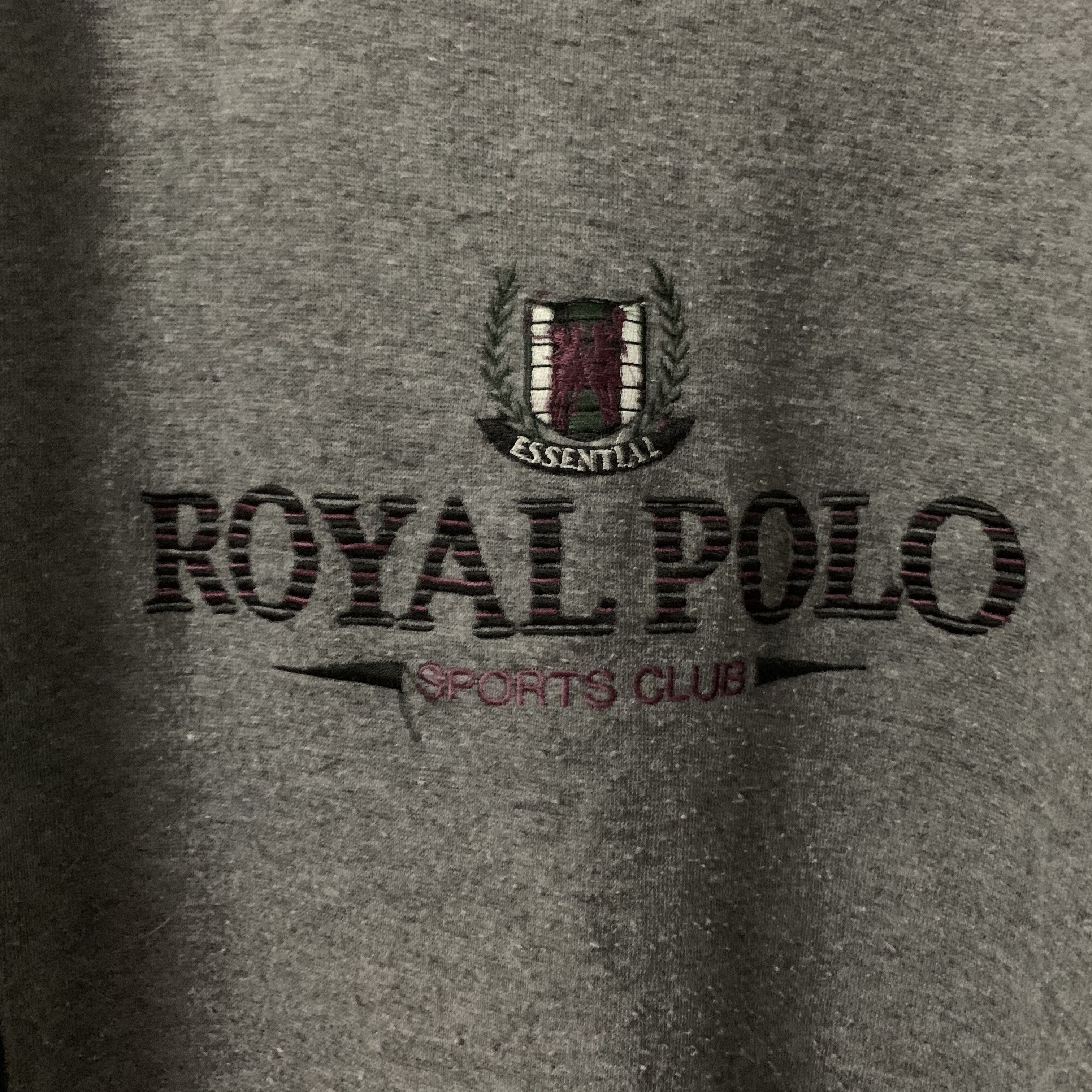Japanese Brand Vintage Royal Polo Sports Club Embroidery Crewneck Sweater Size US M / EU 48-50 / 2 - 3 Thumbnail