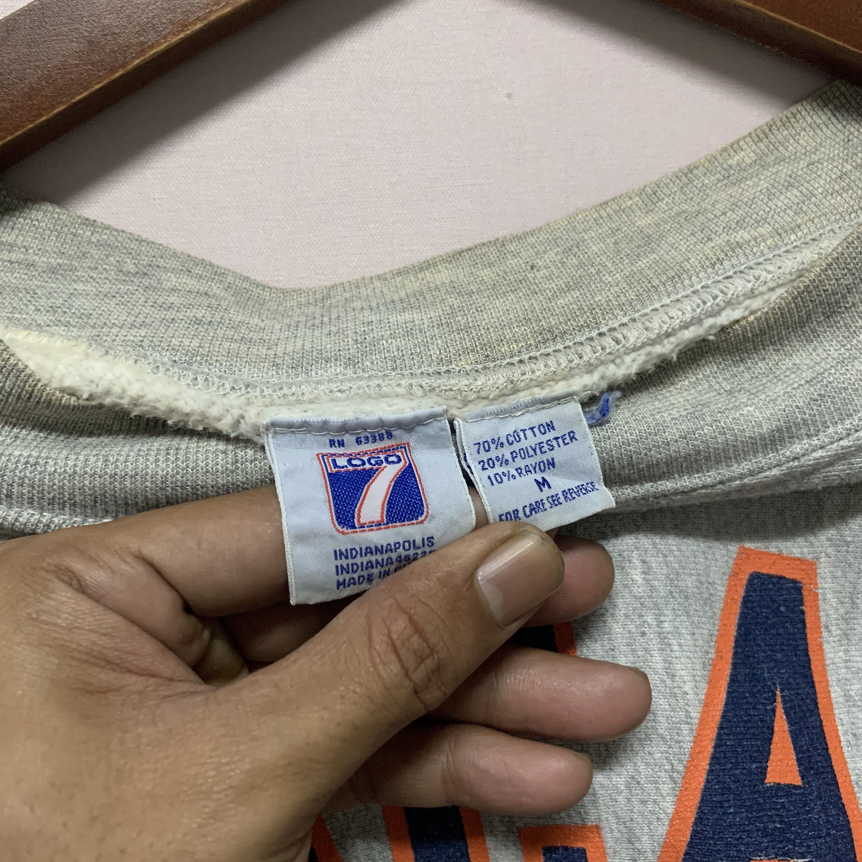 Logo 7 Vintage Logo 7 Chicago Bears Crewneck Pullover Sweater Size US M / EU 48-50 / 2 - 3 Thumbnail