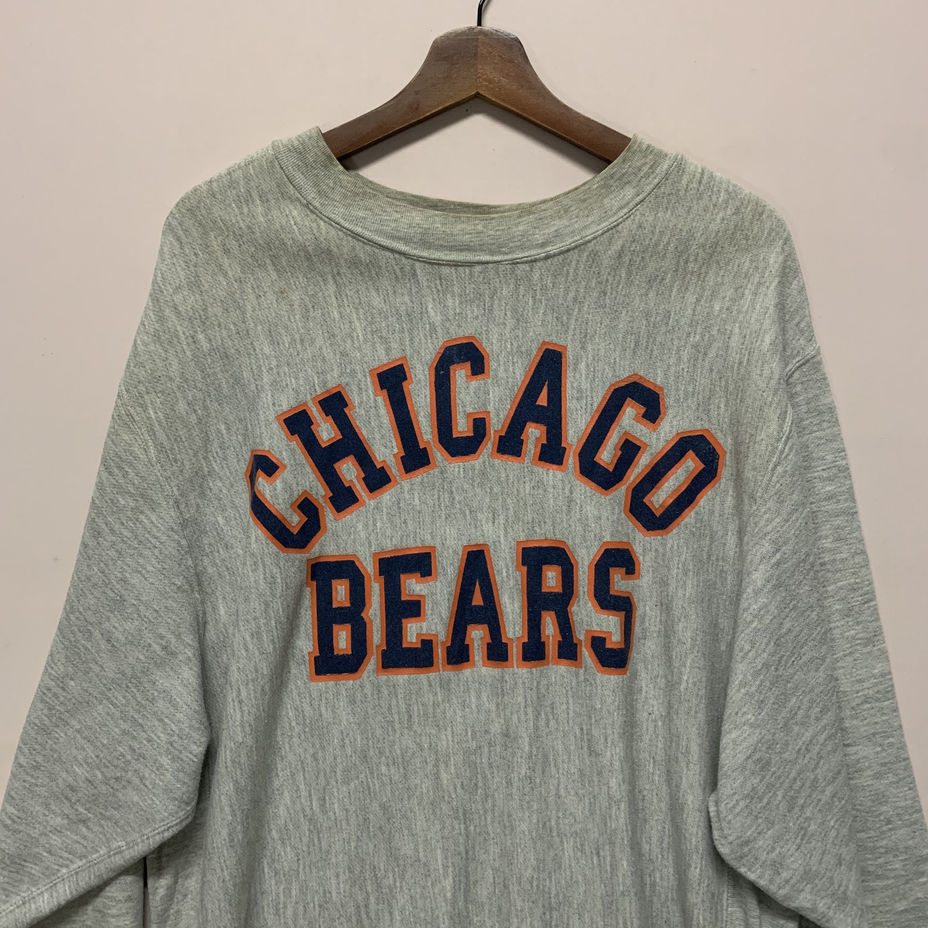 Logo 7 Vintage Logo 7 Chicago Bears Crewneck Pullover Sweater Size US M / EU 48-50 / 2 - 2 Thumbnail