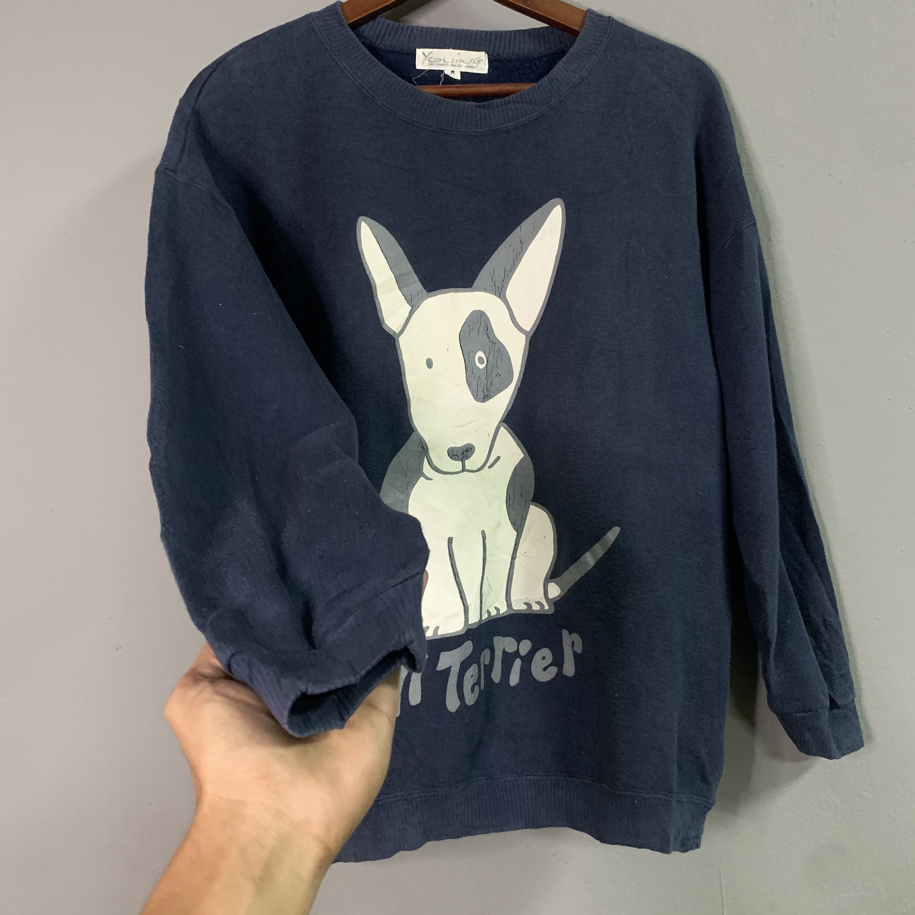 Japanese Brand Japanese Vintage Dog Crewneck Sweater Cropped Sweatshirt Size US M / EU 48-50 / 2 - 4 Thumbnail