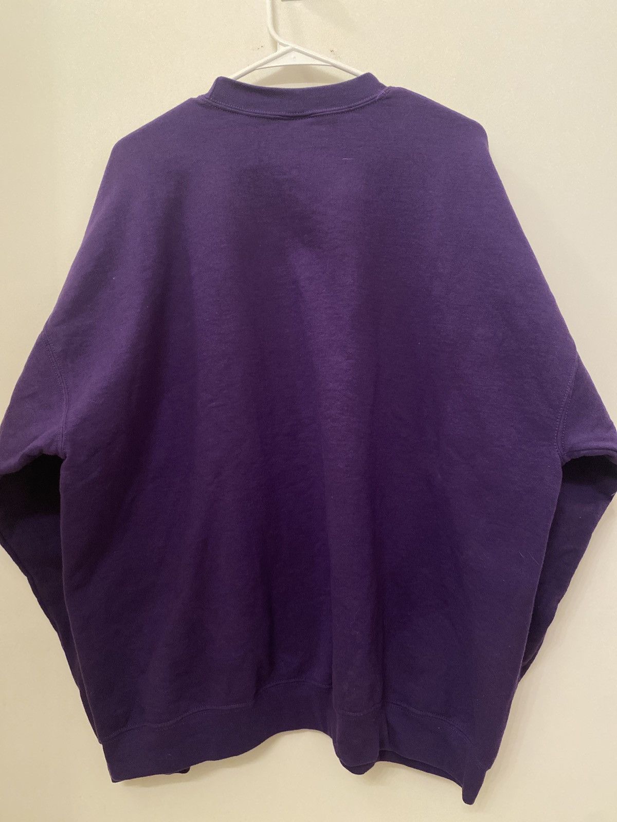Gildan Purple Blank Sweatshirt Size US XXL / EU 58 / 5 - 4 Thumbnail