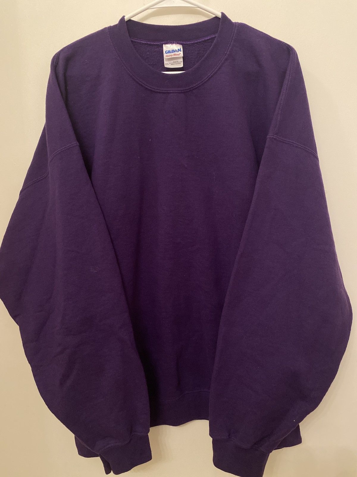 Gildan Purple Blank Sweatshirt Size US XXL / EU 58 / 5 - 1 Thumbnail