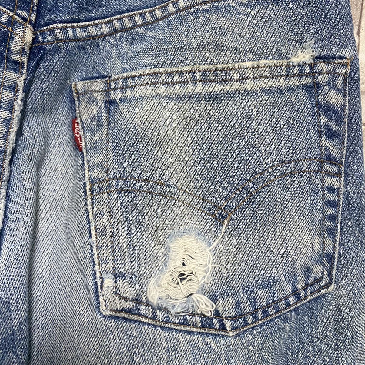 Levi's Vintage Levis 502xx BIG E Selvedge Jeans Distressed 28x32 Size US 28 / EU 44 - 14 Thumbnail