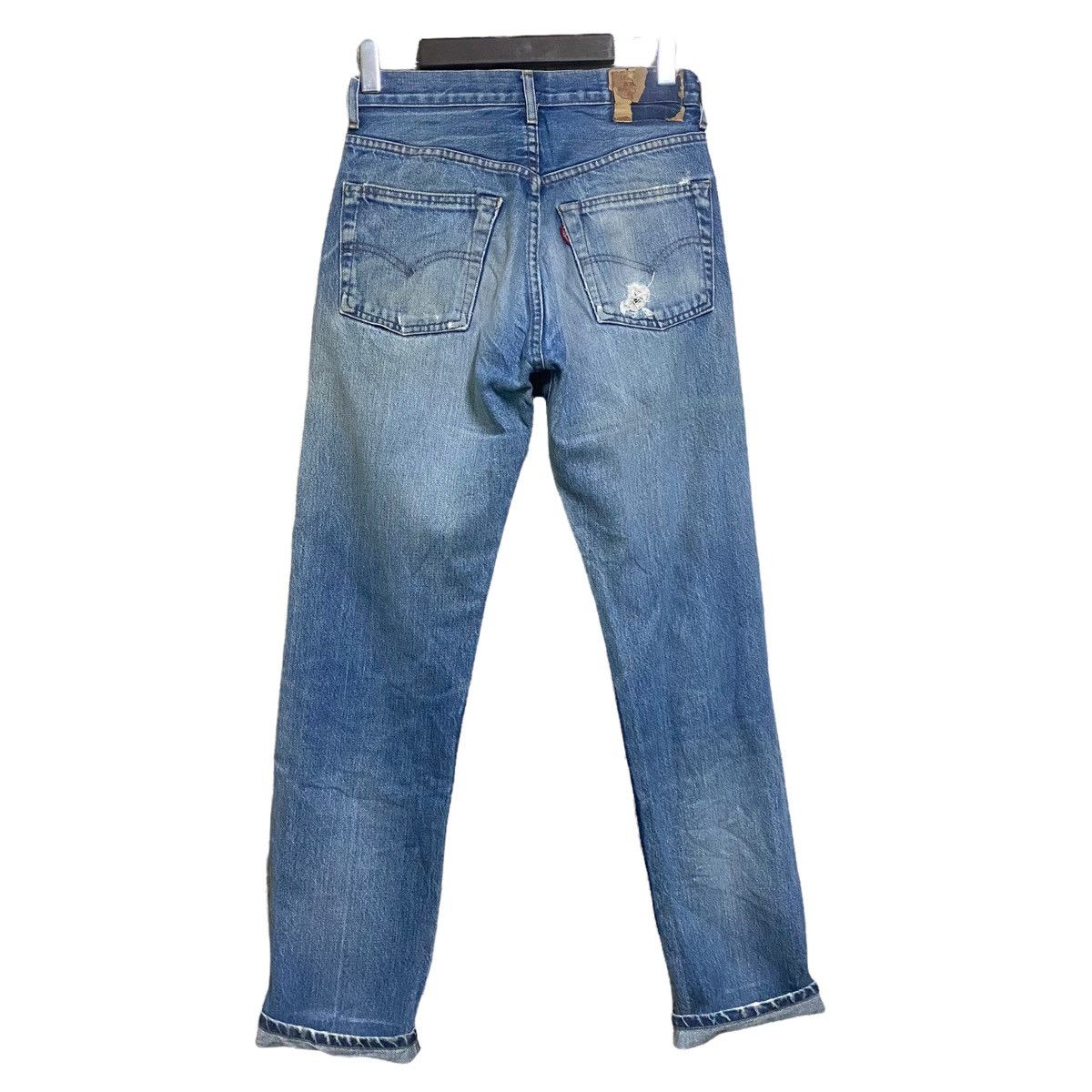 Levi's Vintage Levis 502xx BIG E Selvedge Jeans Distressed 28x32 Size US 28 / EU 44 - 2 Thumbnail