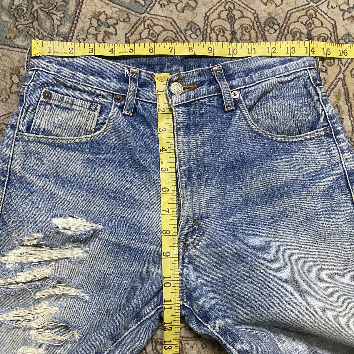 Levi's Vintage Levis 502xx BIG E Selvedge Jeans Distressed 28x32 Size US 28 / EU 44 - 20 Thumbnail