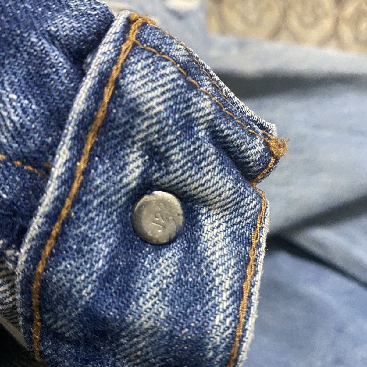 Levi's Vintage Levis 502xx BIG E Selvedge Jeans Distressed 28x32 Size US 28 / EU 44 - 16 Thumbnail