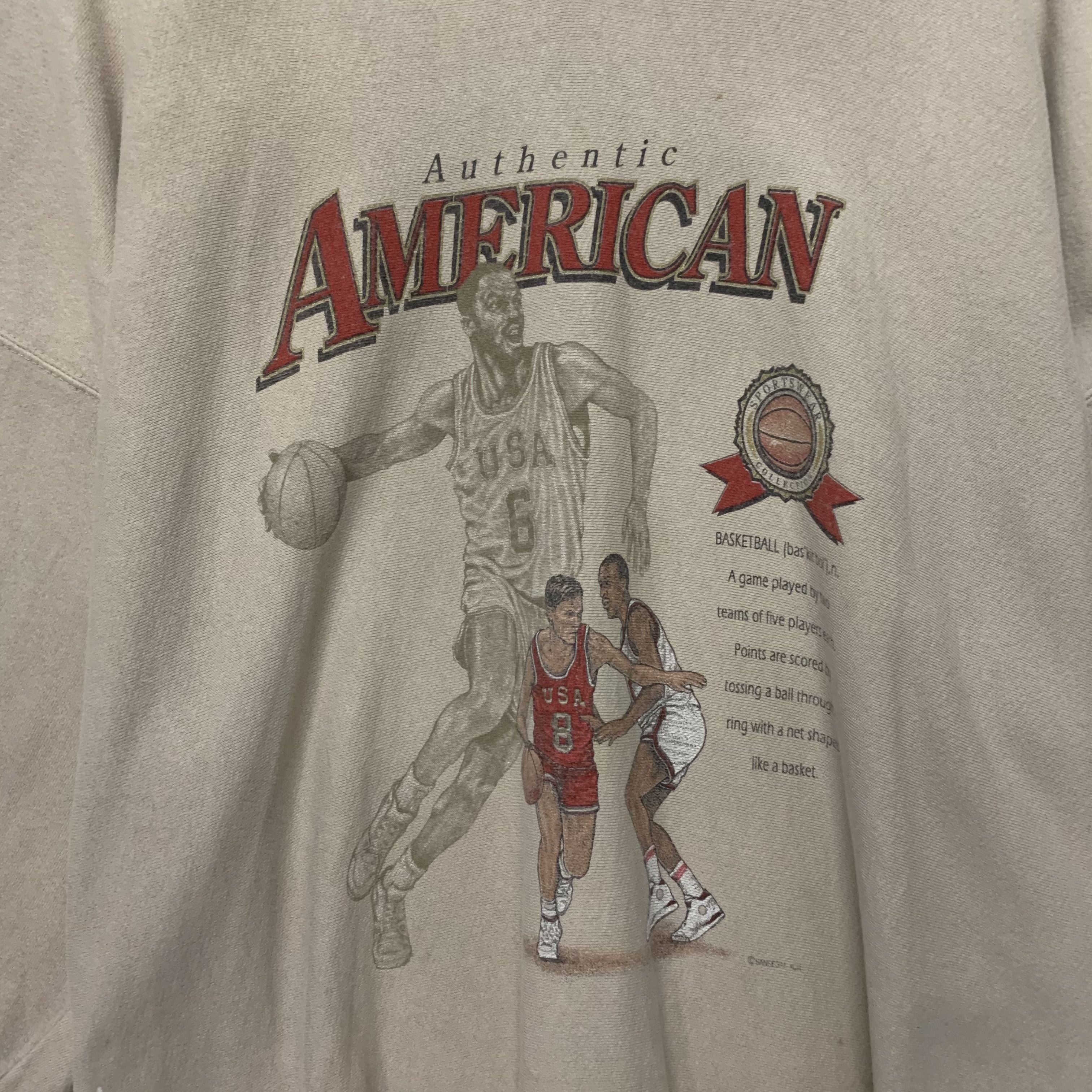 NBA Vintage San Segal Sportswear NBA Crewneck Sweatshirt Size US L / EU 52-54 / 3 - 8 Thumbnail