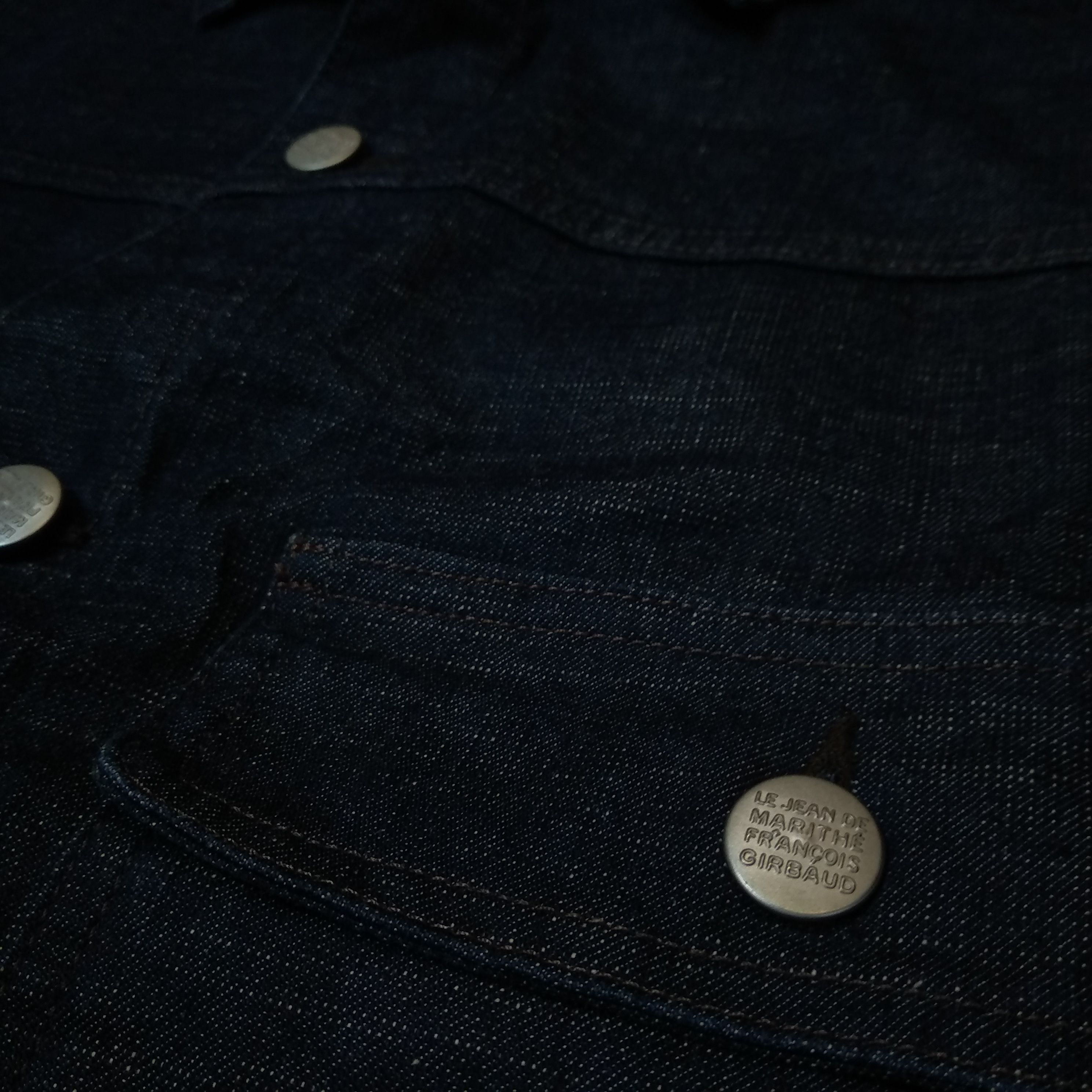 Marithe + Francois Girbaud MARITHE FRANCOIS GIRBAUD TYPE 2 INDIGO DENIM JACKET Size US XL / EU 56 / 4 - 4 Thumbnail