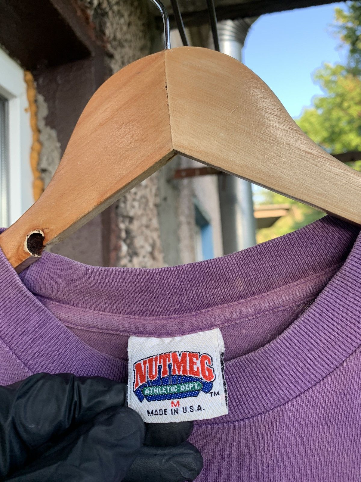 NBA Vintage Los Angeles Lakers Nutmeg Made In USA Faded Shirt Size US M / EU 48-50 / 2 - 18 Thumbnail