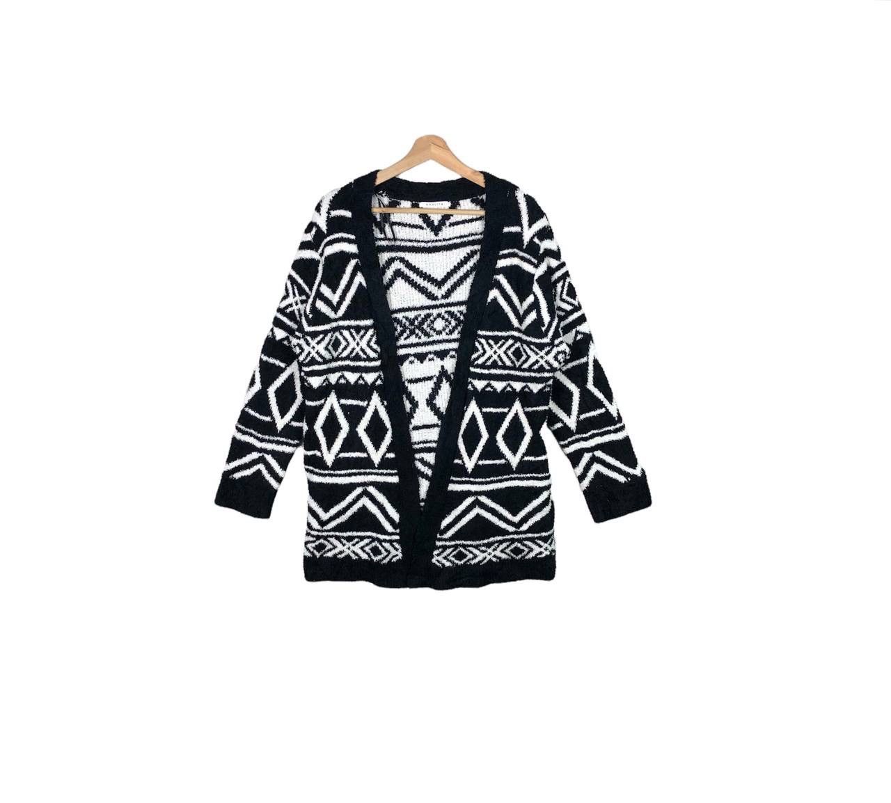 Japanese Brand × Native Vintage Khalita Cardigan Navajo Fleece Sherpa Abstrac Design Size US L / EU 52-54 / 3 - 1 Thumbnail