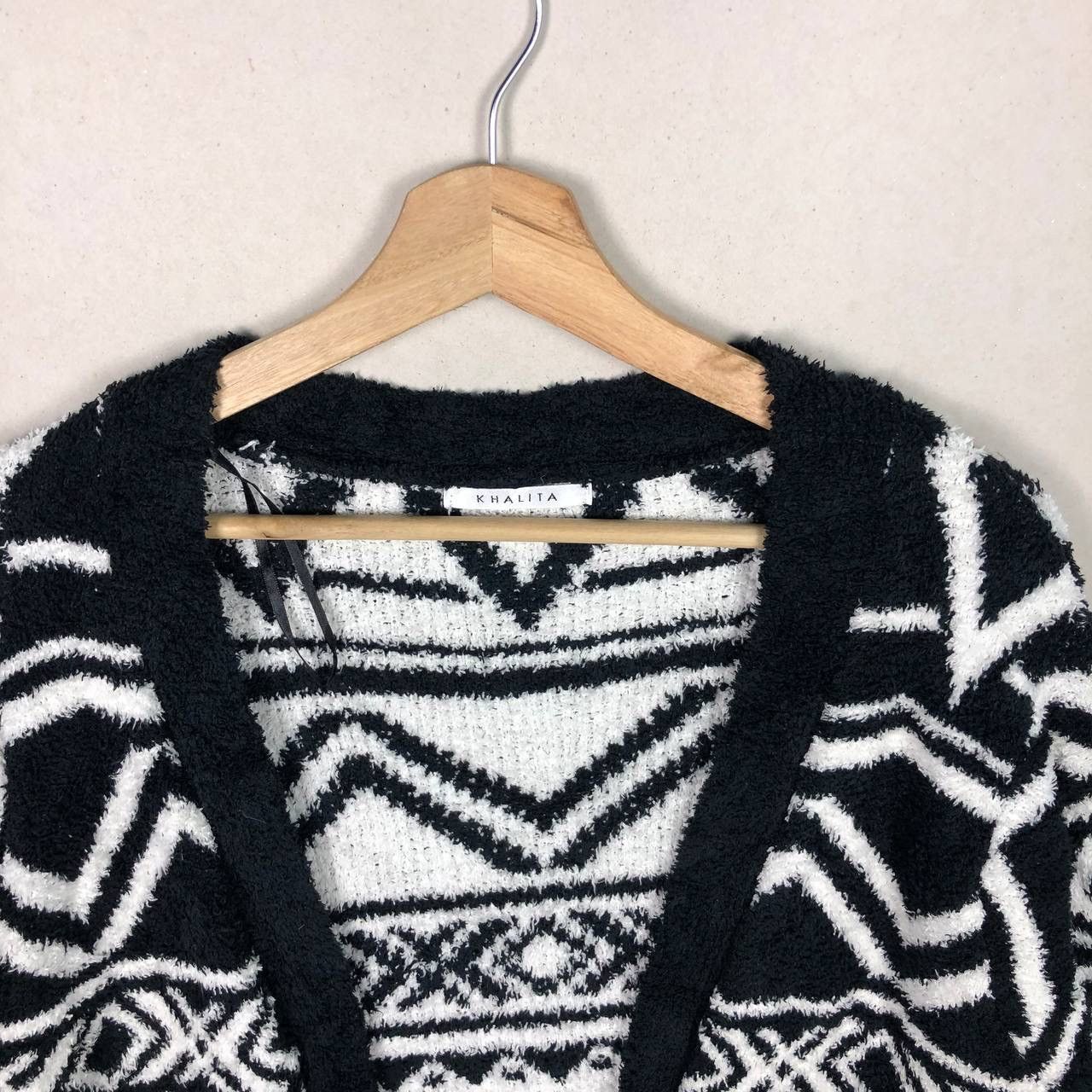 Japanese Brand × Native Vintage Khalita Cardigan Navajo Fleece Sherpa Abstrac Design Size US L / EU 52-54 / 3 - 5 Thumbnail