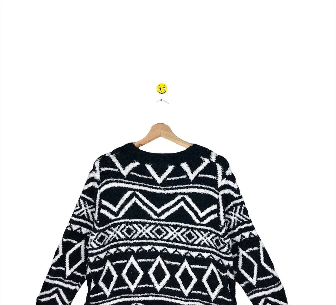 Japanese Brand × Native Vintage Khalita Cardigan Navajo Fleece Sherpa Abstrac Design Size US L / EU 52-54 / 3 - 4 Thumbnail
