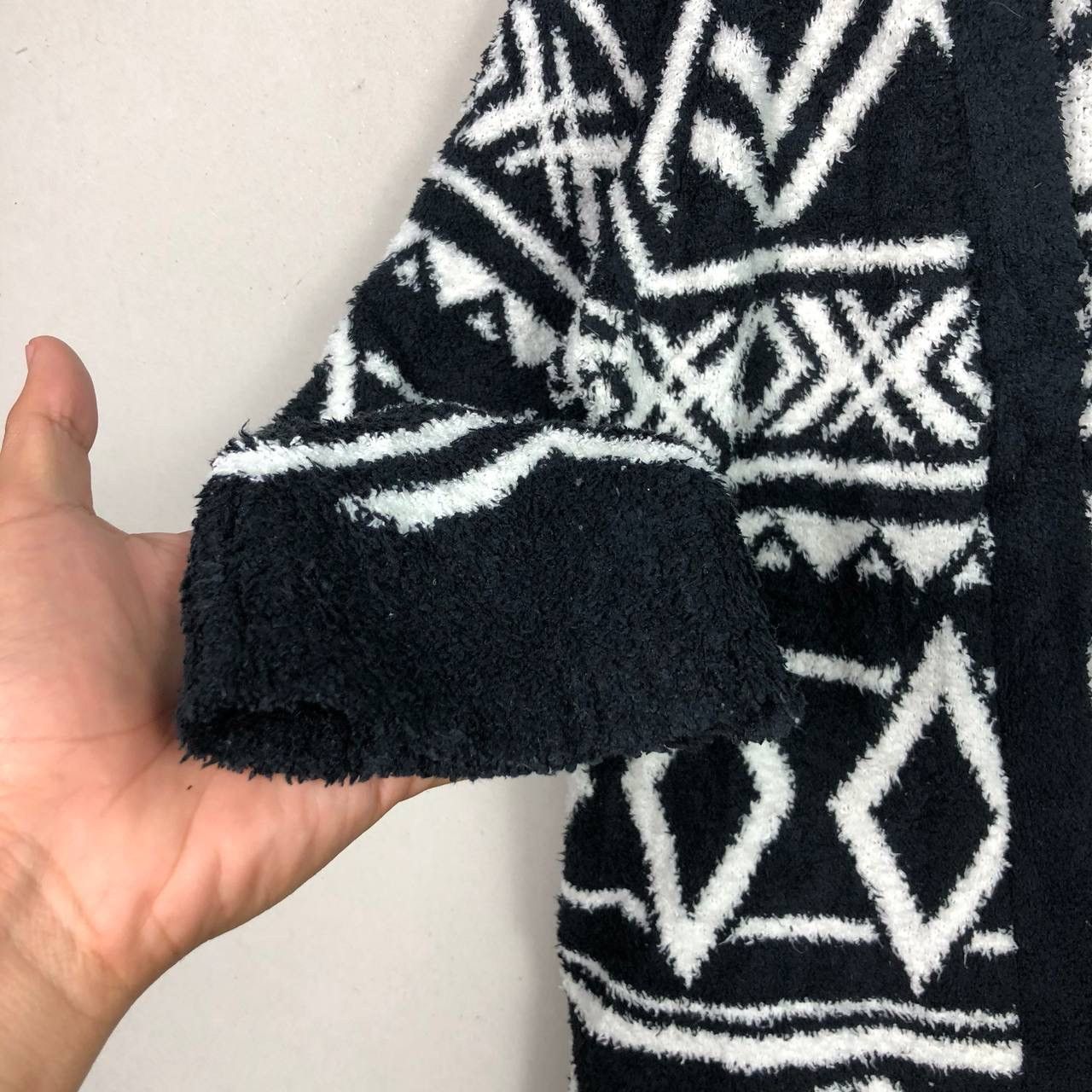 Japanese Brand × Native Vintage Khalita Cardigan Navajo Fleece Sherpa Abstrac Design Size US L / EU 52-54 / 3 - 7 Thumbnail