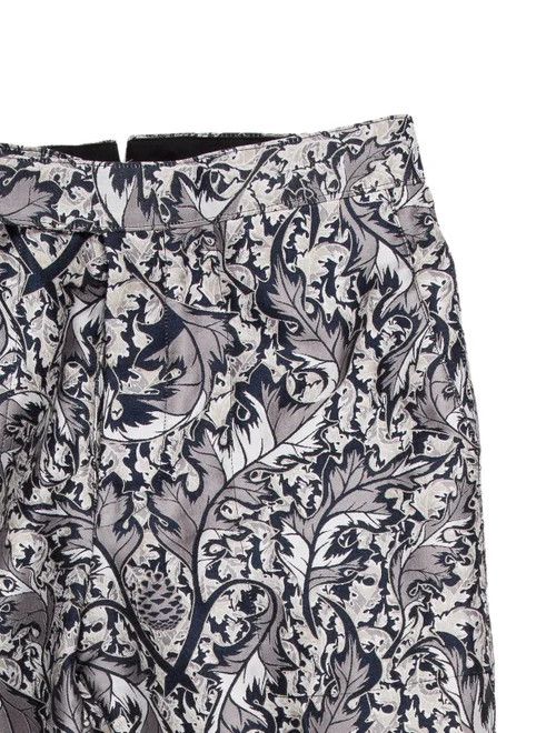 Thom Browne FW14 Thom Browne Leaf Print Silk-Blend Pants Size US 28 / EU 44 - 3 Thumbnail