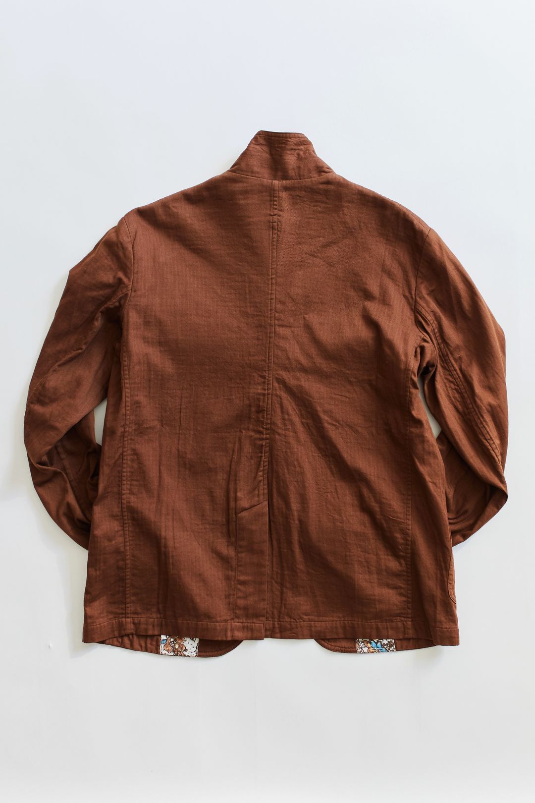 18 East 18East Osman Jacket in Tobacco Gauze Back Herringbone Size US XS / EU 42 / 0 - 4 Thumbnail