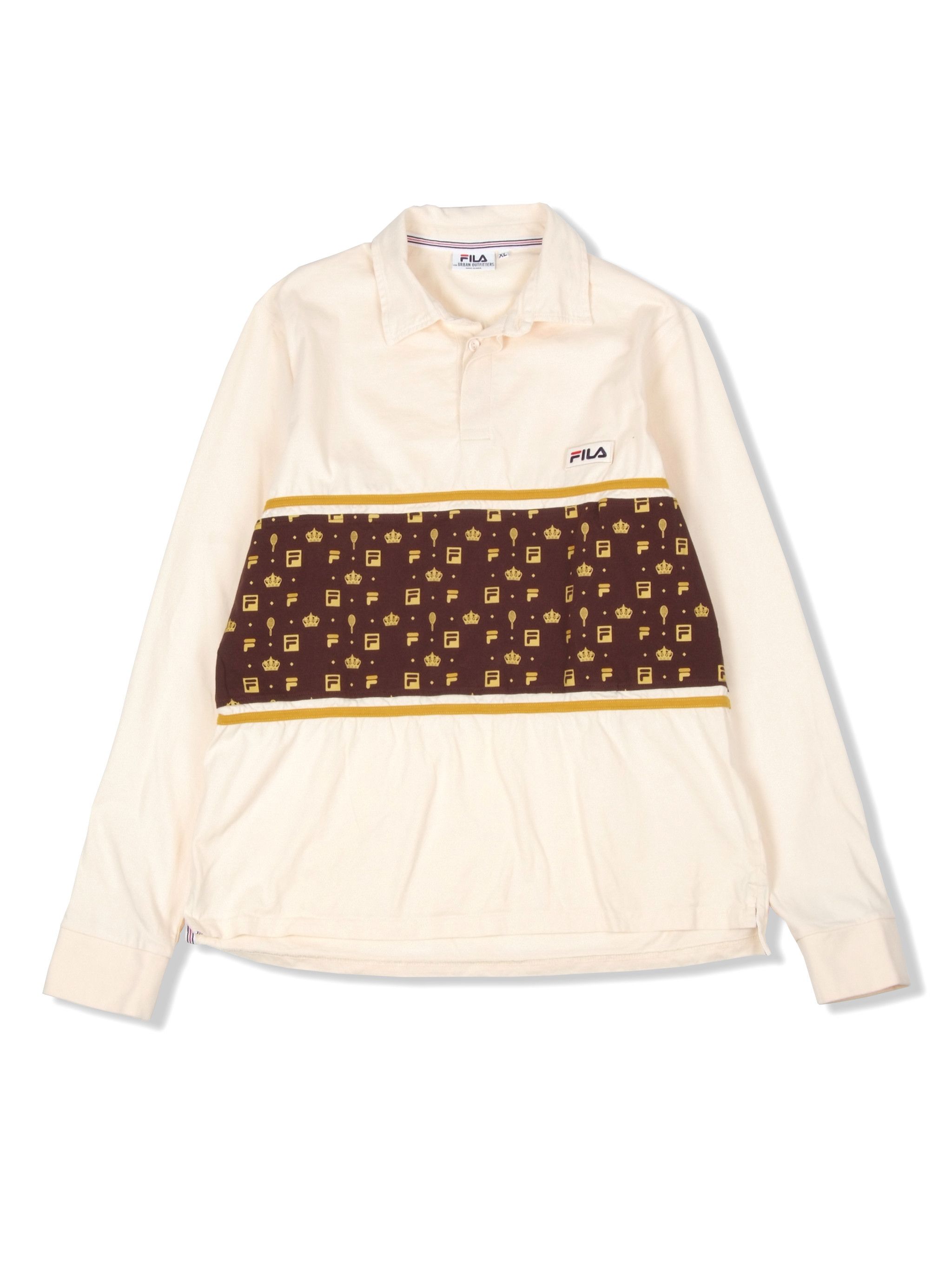 Fila × Urban Outfitters FILA x Urban Outfitters Monogram Panel Rugby Shirt Size US XL / EU 56 / 4 - 2 Thumbnail