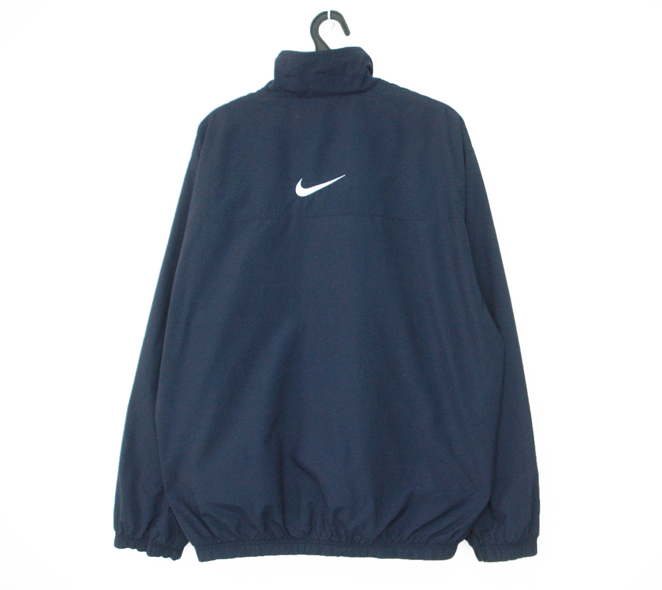 Nike × Vintage Vintage NIKE Big Swoosh Logo Light Jacket Size US L / EU 52-54 / 3 - 1 Thumbnail