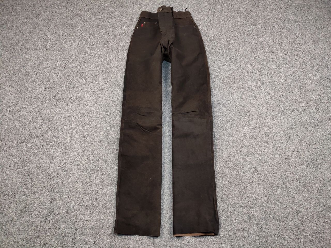Japanese Brand Vintage 90's Japan leather Dark Brown Trousers Casual Pants Size US 34 / EU 50 - 2 Thumbnail
