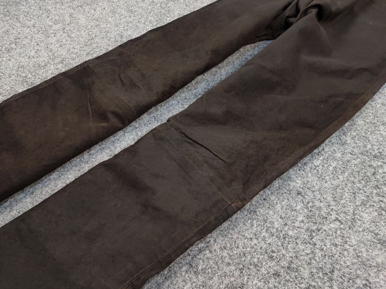 Japanese Brand Vintage 90's Japan leather Dark Brown Trousers Casual Pants Size US 34 / EU 50 - 6 Thumbnail