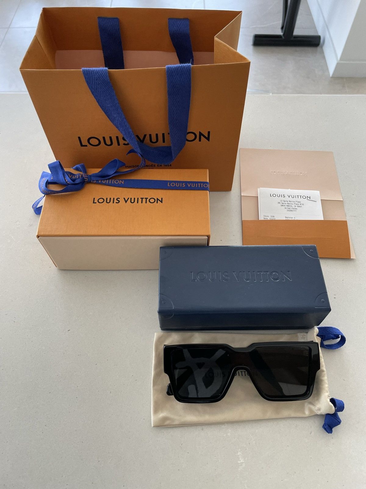 Louis Vuitton LV Clash Mask Sunglasses Z1593E] - $79 