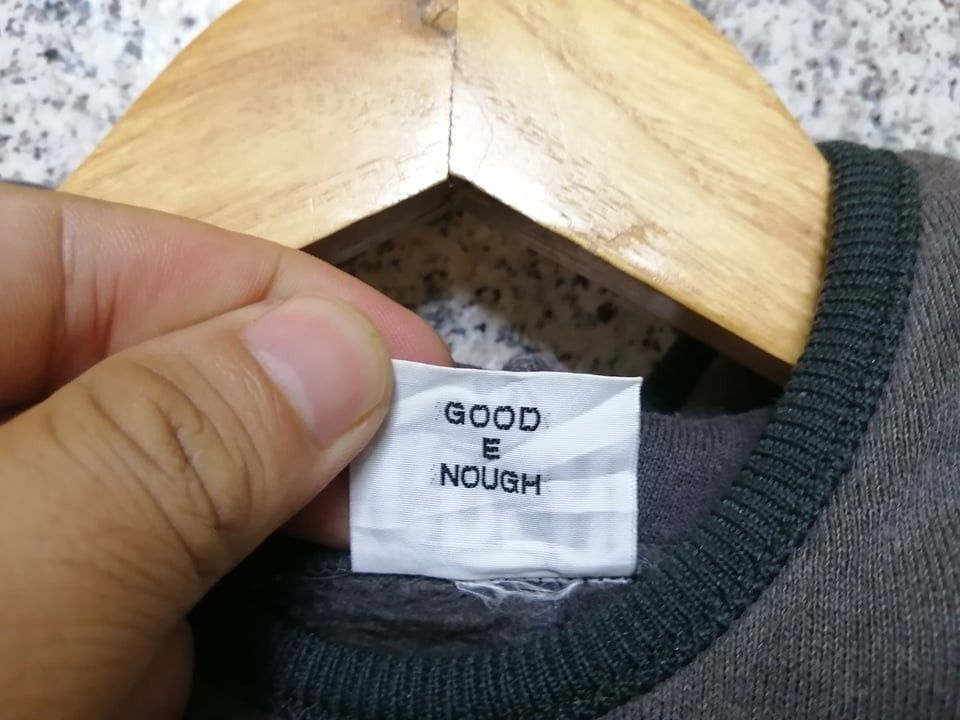 GOODENOUGH × Hiroshi Fujiwara × Vintage Vintage GOODENOUGH hoodie sweater pullover Very Rare Size US XS / EU 42 / 0 - 7 Thumbnail