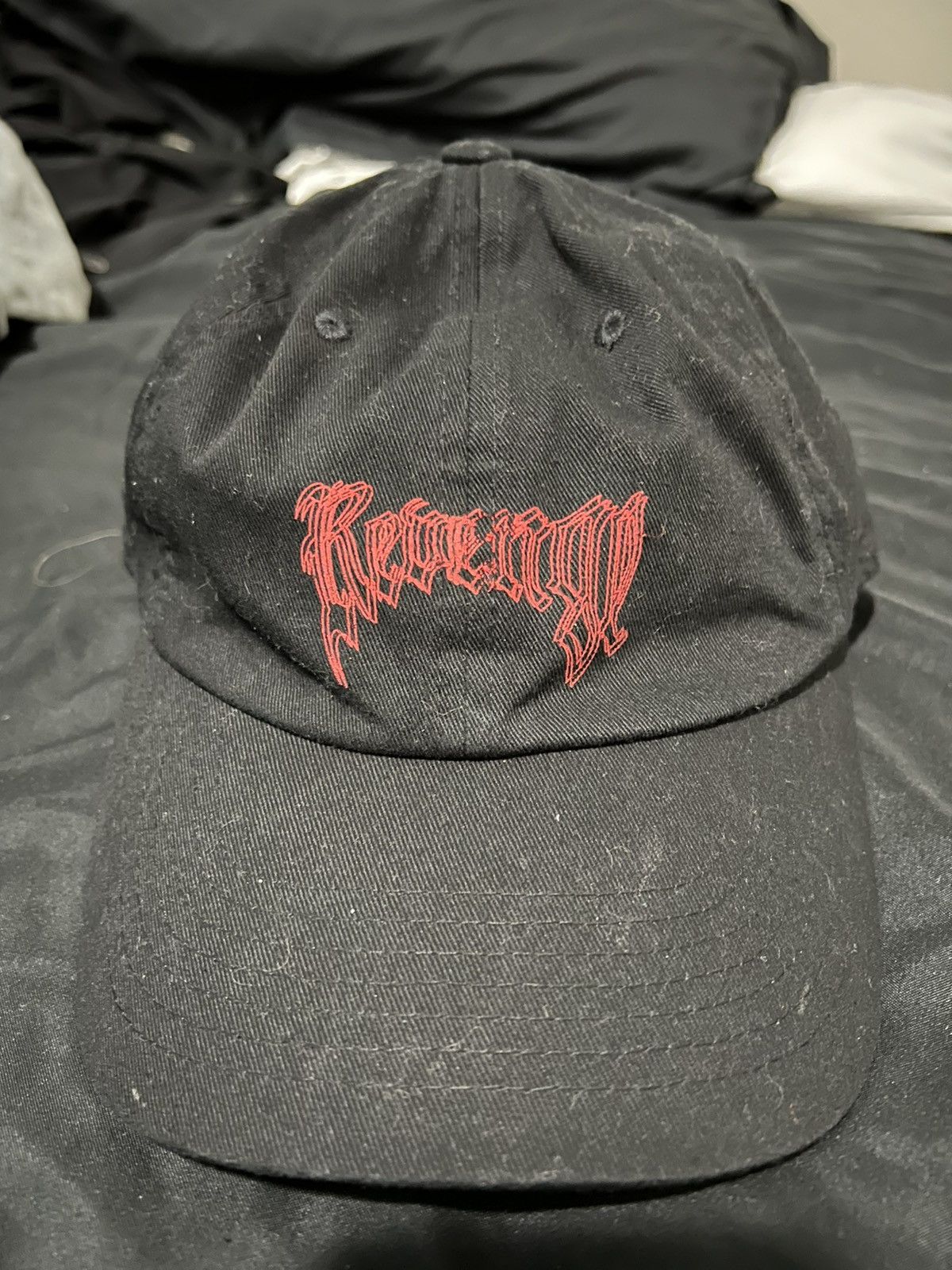 image of Revenge Xxxtentacion Hat “17” in Black, Men's