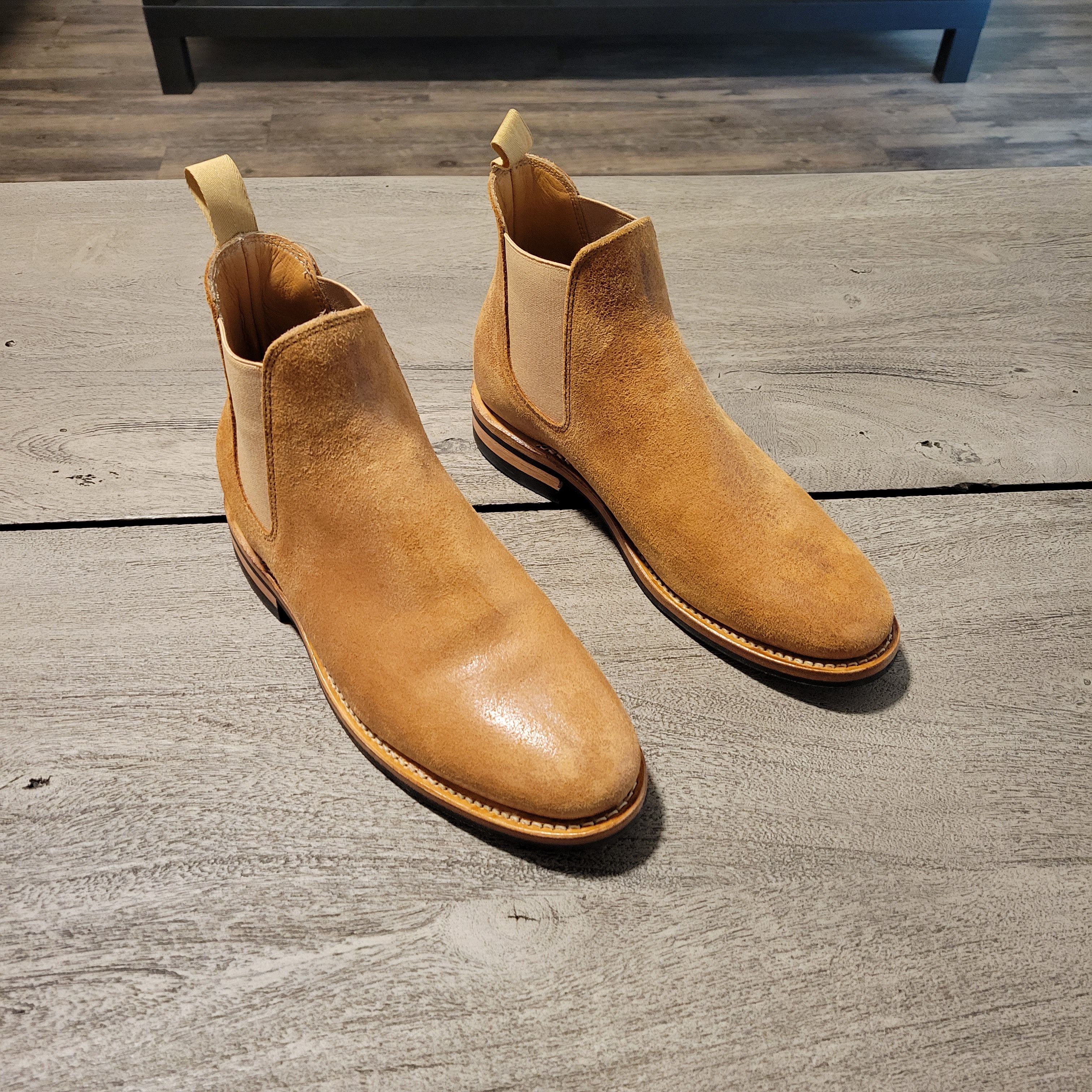 Viberg Viberg Chelsea Boots Tan Waxed Deer 7.5 2050 Last Grailed