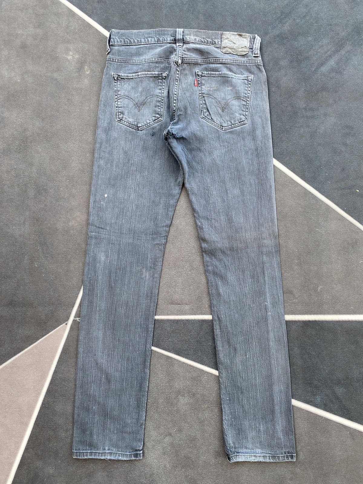Jean × Levi's × Vintage VINTAGE LEVIS 511 FADED BLACK JEANS-J424 Size US 34 / EU 50 - 3 Thumbnail