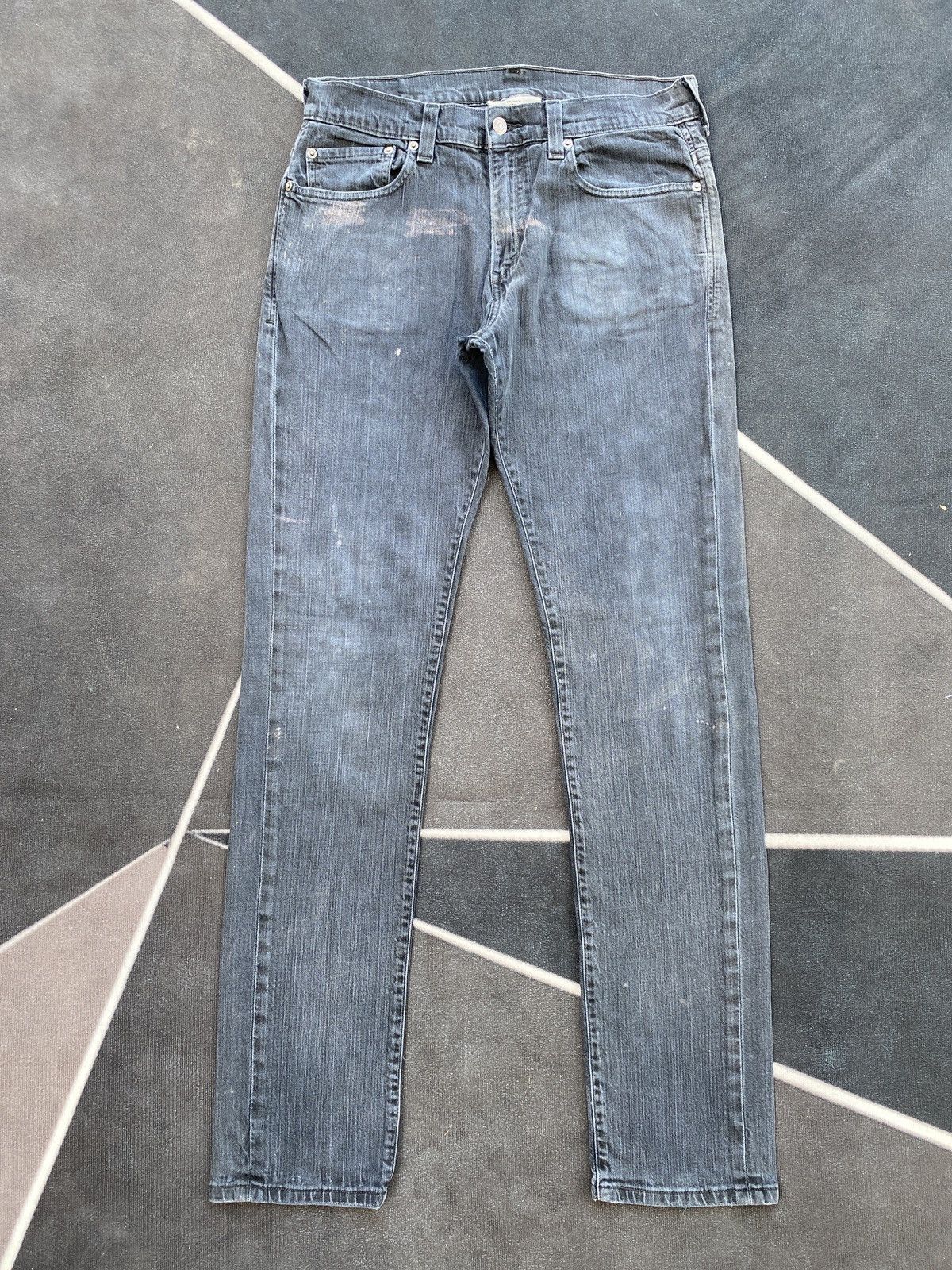 Jean × Levi's × Vintage VINTAGE LEVIS 511 FADED BLACK JEANS-J424 Size US 34 / EU 50 - 1 Thumbnail