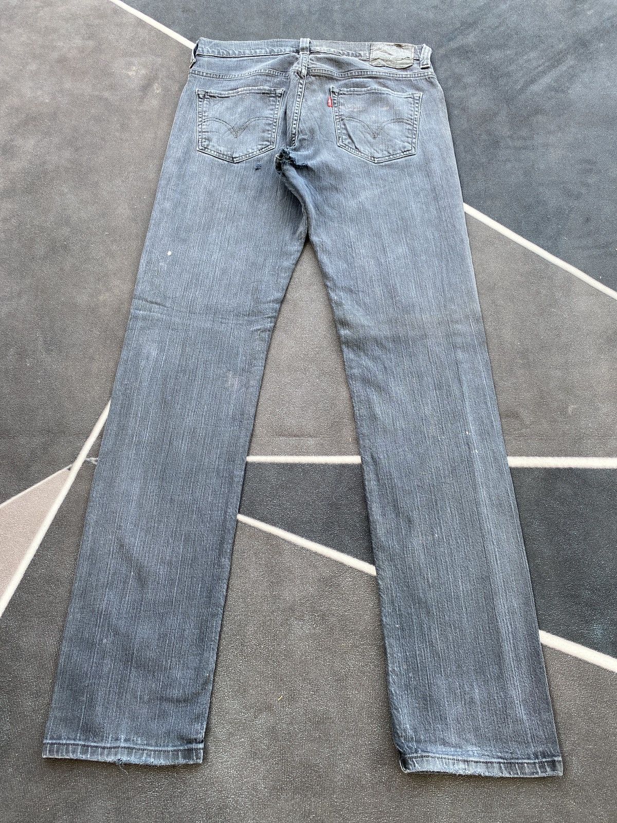 Jean × Levi's × Vintage VINTAGE LEVIS 511 FADED BLACK JEANS-J424 Size US 34 / EU 50 - 4 Thumbnail