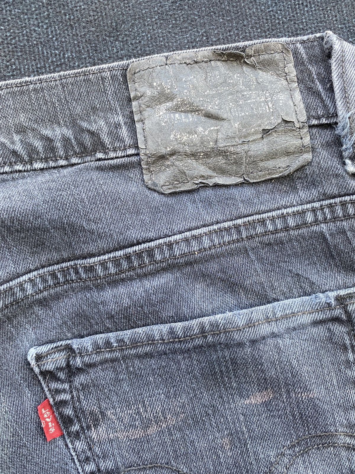 Jean × Levi's × Vintage VINTAGE LEVIS 511 FADED BLACK JEANS-J424 Size US 34 / EU 50 - 13 Thumbnail