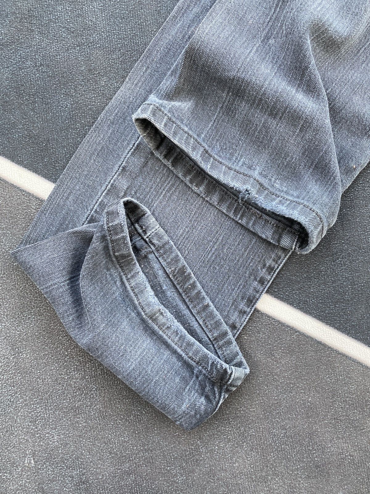 Jean × Levi's × Vintage VINTAGE LEVIS 511 FADED BLACK JEANS-J424 Size US 34 / EU 50 - 10 Thumbnail