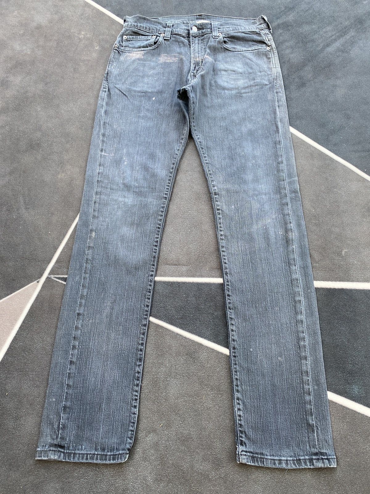 Jean × Levi's × Vintage VINTAGE LEVIS 511 FADED BLACK JEANS-J424 Size US 34 / EU 50 - 2 Thumbnail