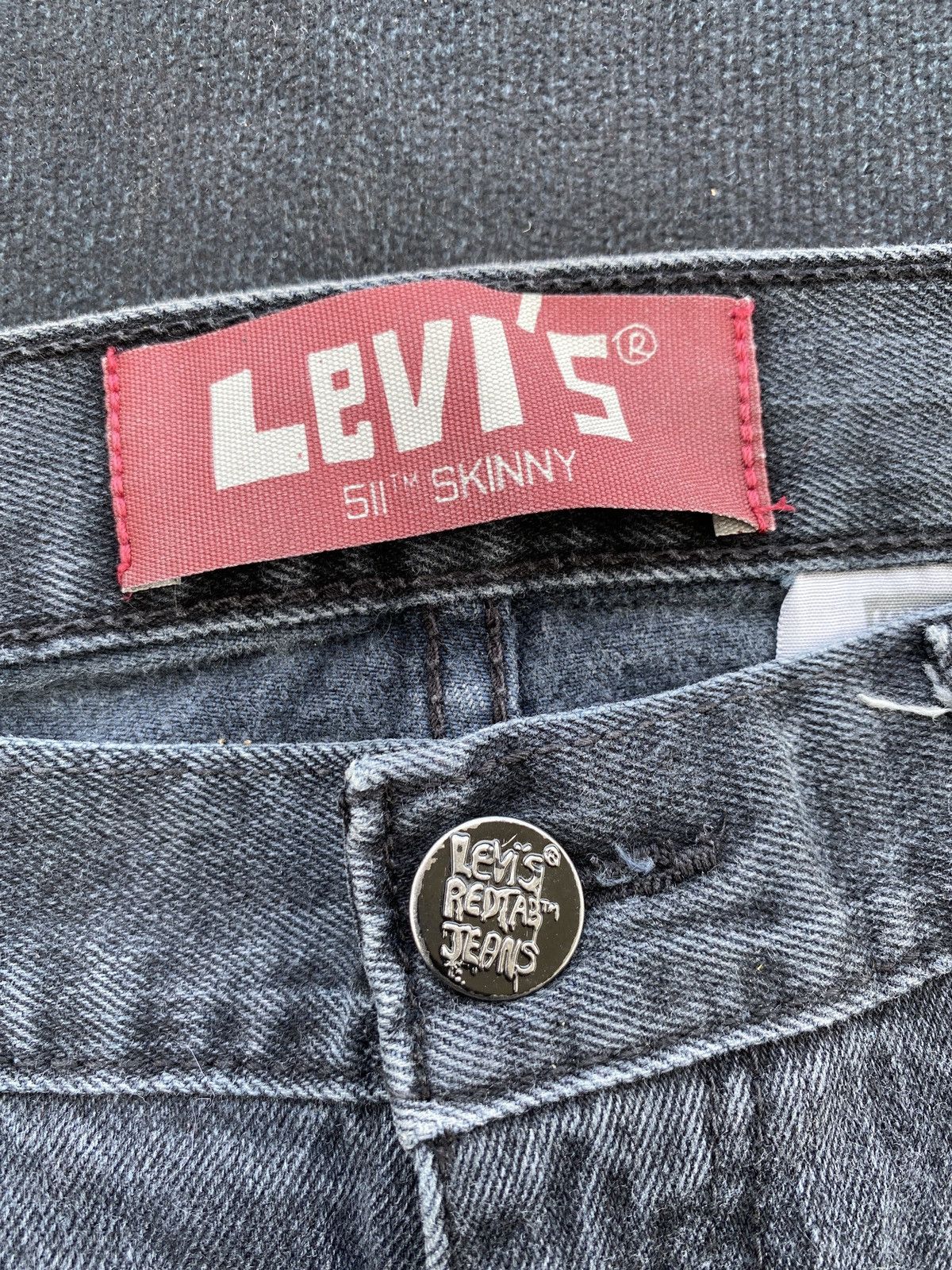 Jean × Levi's × Vintage VINTAGE LEVIS 511 SKINNY JEANS-J425 Size US 32 / EU 48 - 5 Thumbnail