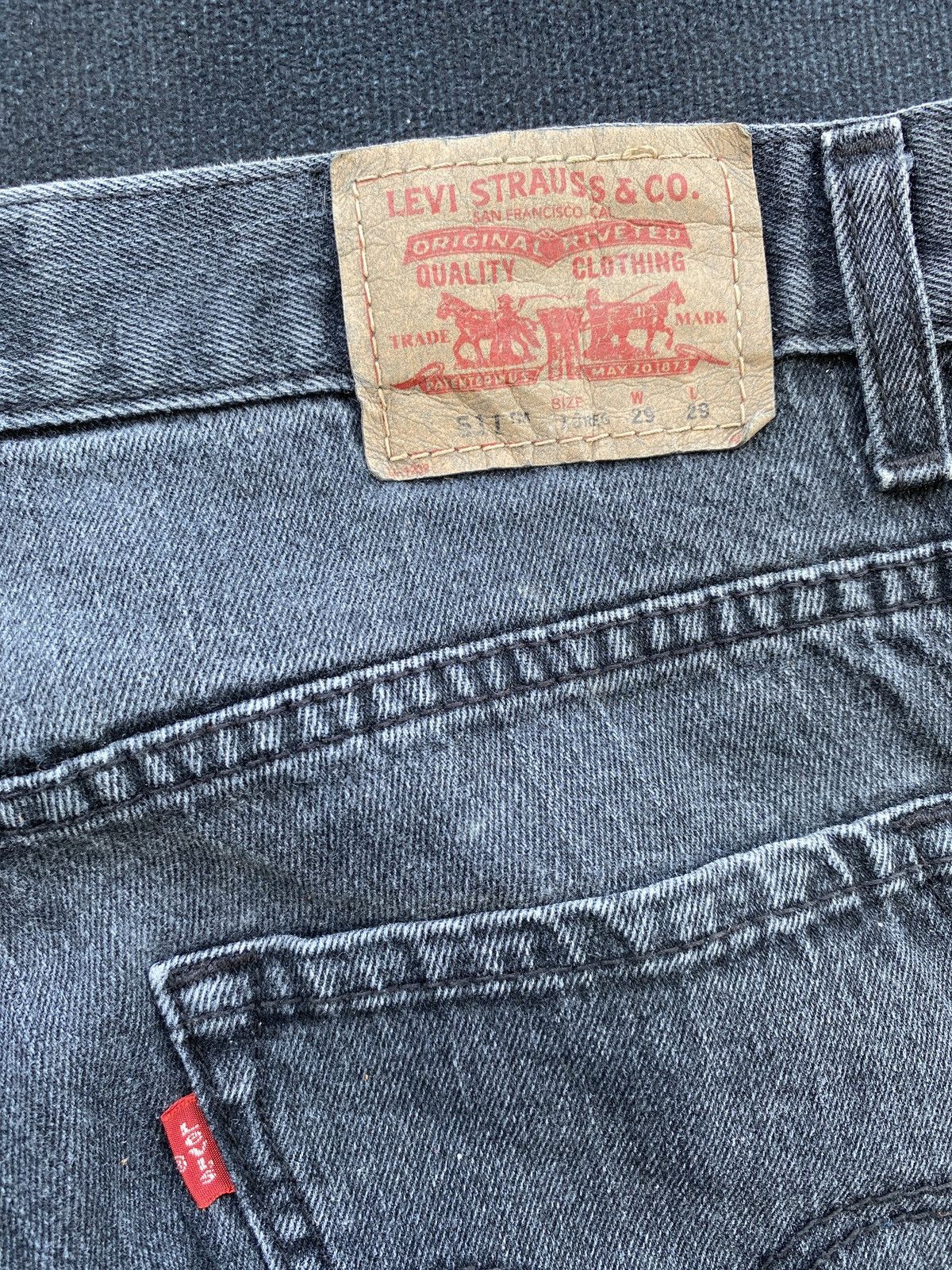 Jean × Levi's × Vintage VINTAGE LEVIS 511 SKINNY JEANS-J425 Size US 32 / EU 48 - 13 Thumbnail