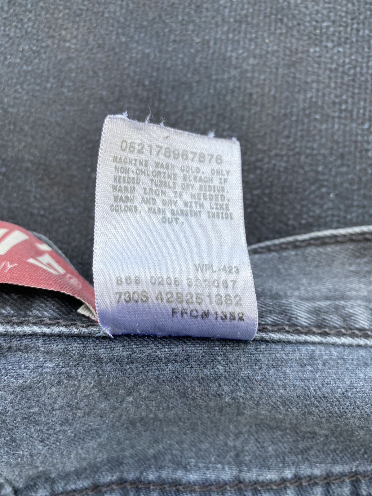 Jean × Levi's × Vintage VINTAGE LEVIS 511 SKINNY JEANS-J425 Size US 32 / EU 48 - 9 Thumbnail
