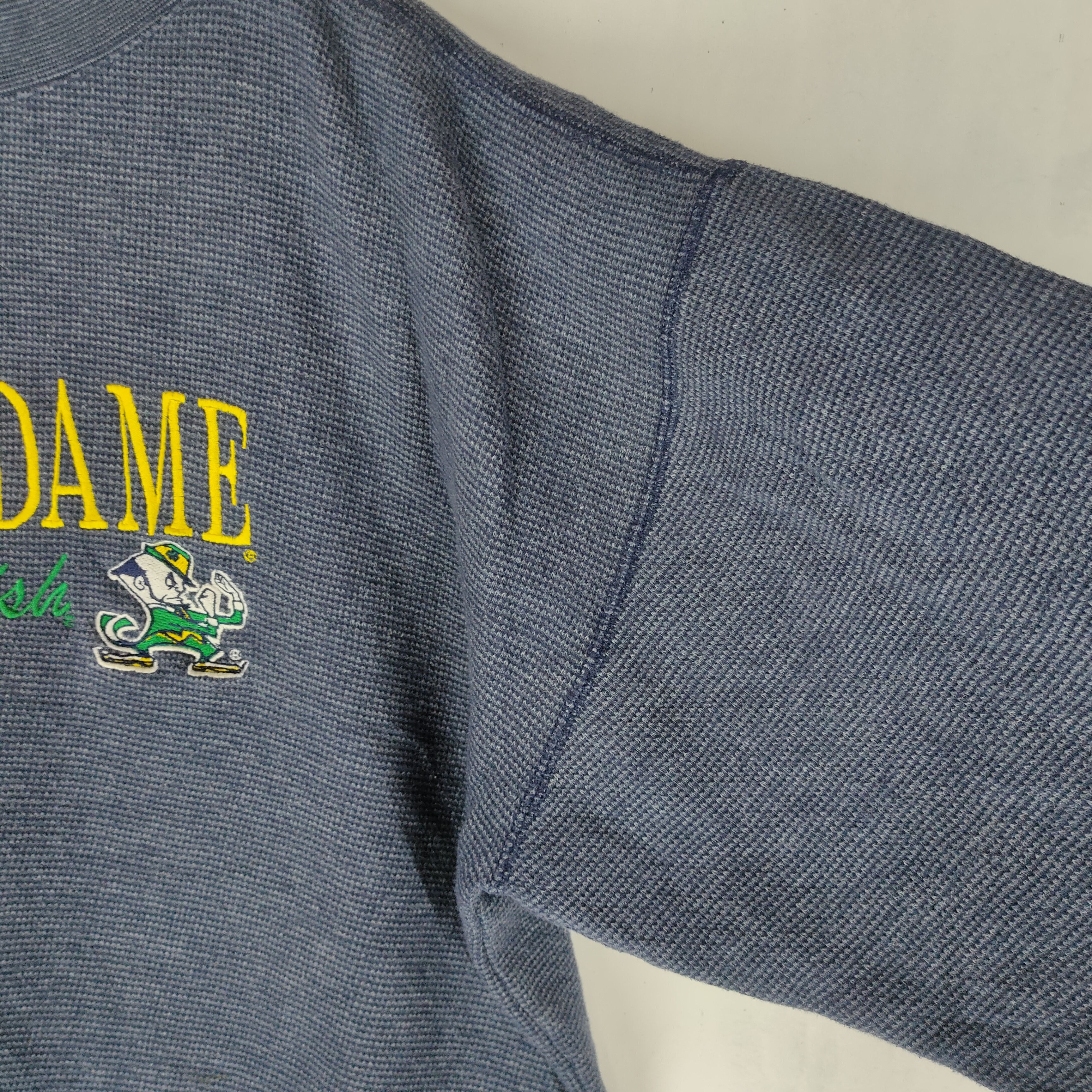 Logo 7 × Vintage Vintage NOTRE DAME Fighting Irish Embroidery Sweatshirt Size US XL / EU 56 / 4 - 4 Thumbnail