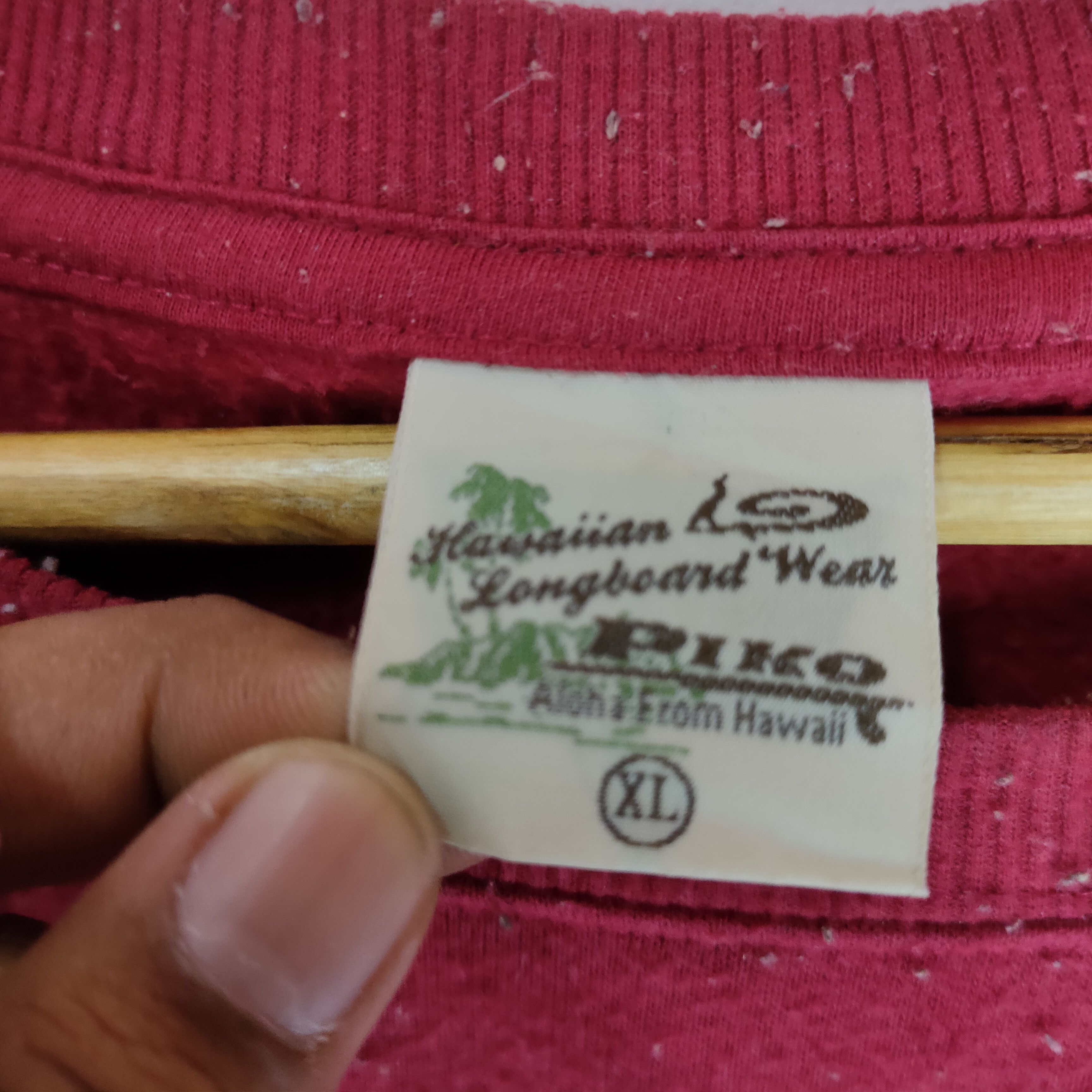Other PIKO HAWAIIAN LONGBOARD Surfing Big Logo Sweatshirt Size US L / EU 52-54 / 3 - 4 Thumbnail