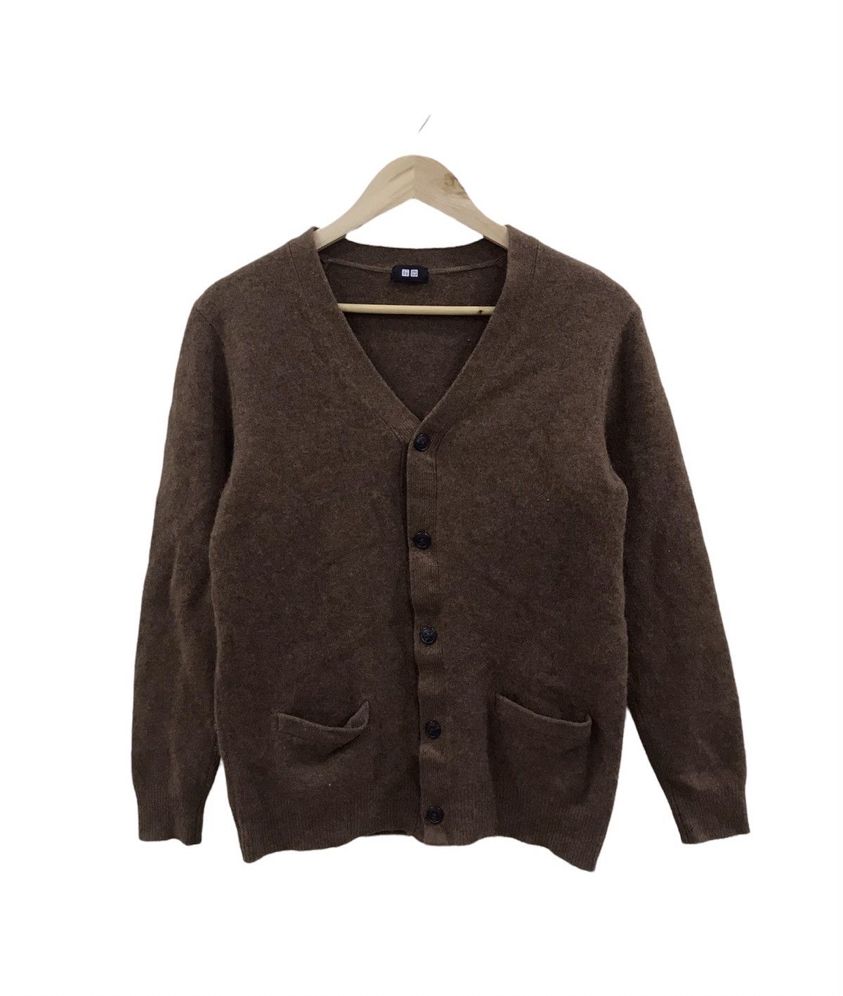 Uniqlo Last Price 💥Uniqlo Brown Wool Cardigan Sweater Size US M / EU 48-50 / 2 - 1 Thumbnail