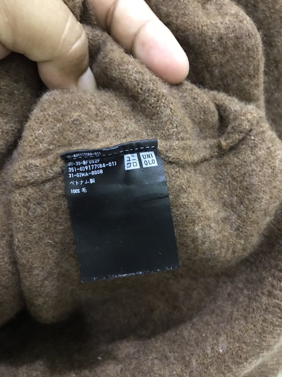 Uniqlo Last Price 💥Uniqlo Brown Wool Cardigan Sweater Size US M / EU 48-50 / 2 - 4 Thumbnail