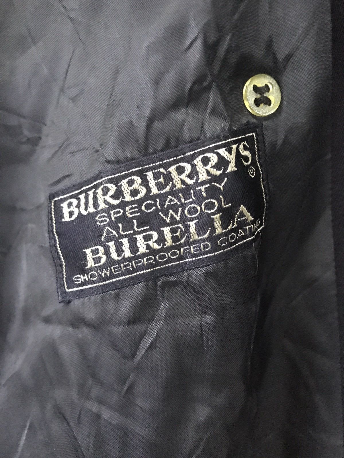 Burberry BURBERRYS LONG JACKET NAVY BLUE RARE Size US L / EU 52-54 / 3 - 4 Thumbnail
