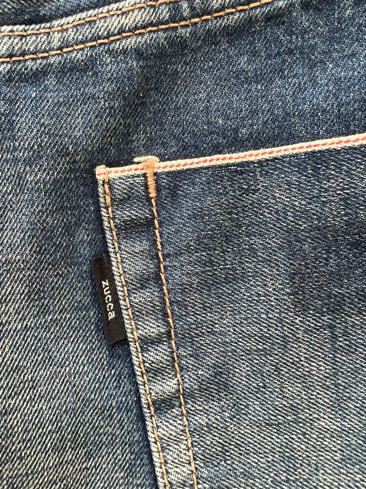 Issey Miyake Issey Miyake Zucca Redline Selvedge Denim Cropped Jeans Size US 30 / EU 46 - 14 Thumbnail