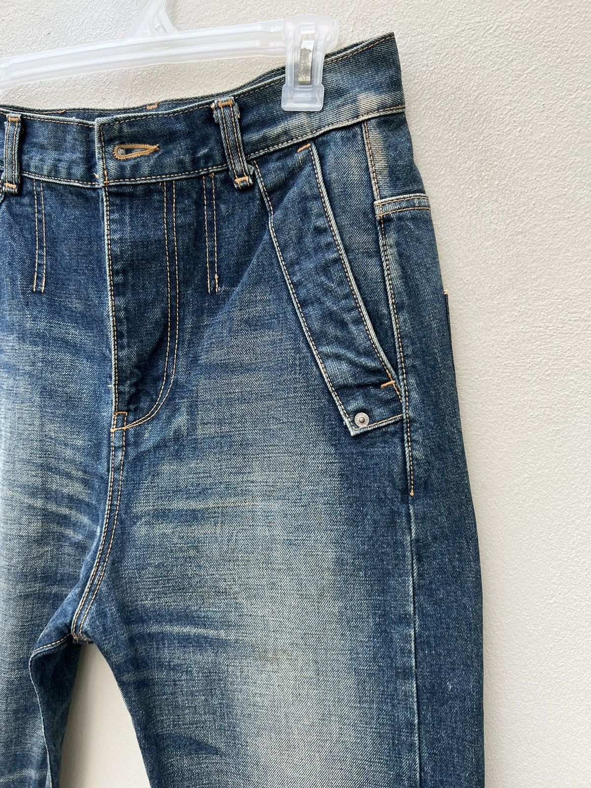 Issey Miyake Issey Miyake Zucca Redline Selvedge Denim Cropped Jeans Size US 30 / EU 46 - 7 Thumbnail
