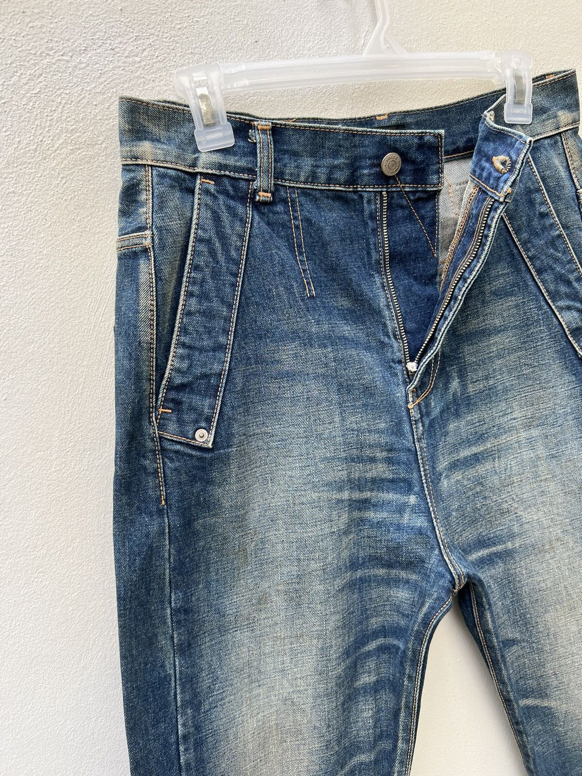 Issey Miyake Issey Miyake Zucca Redline Selvedge Denim Cropped Jeans Size US 30 / EU 46 - 5 Thumbnail