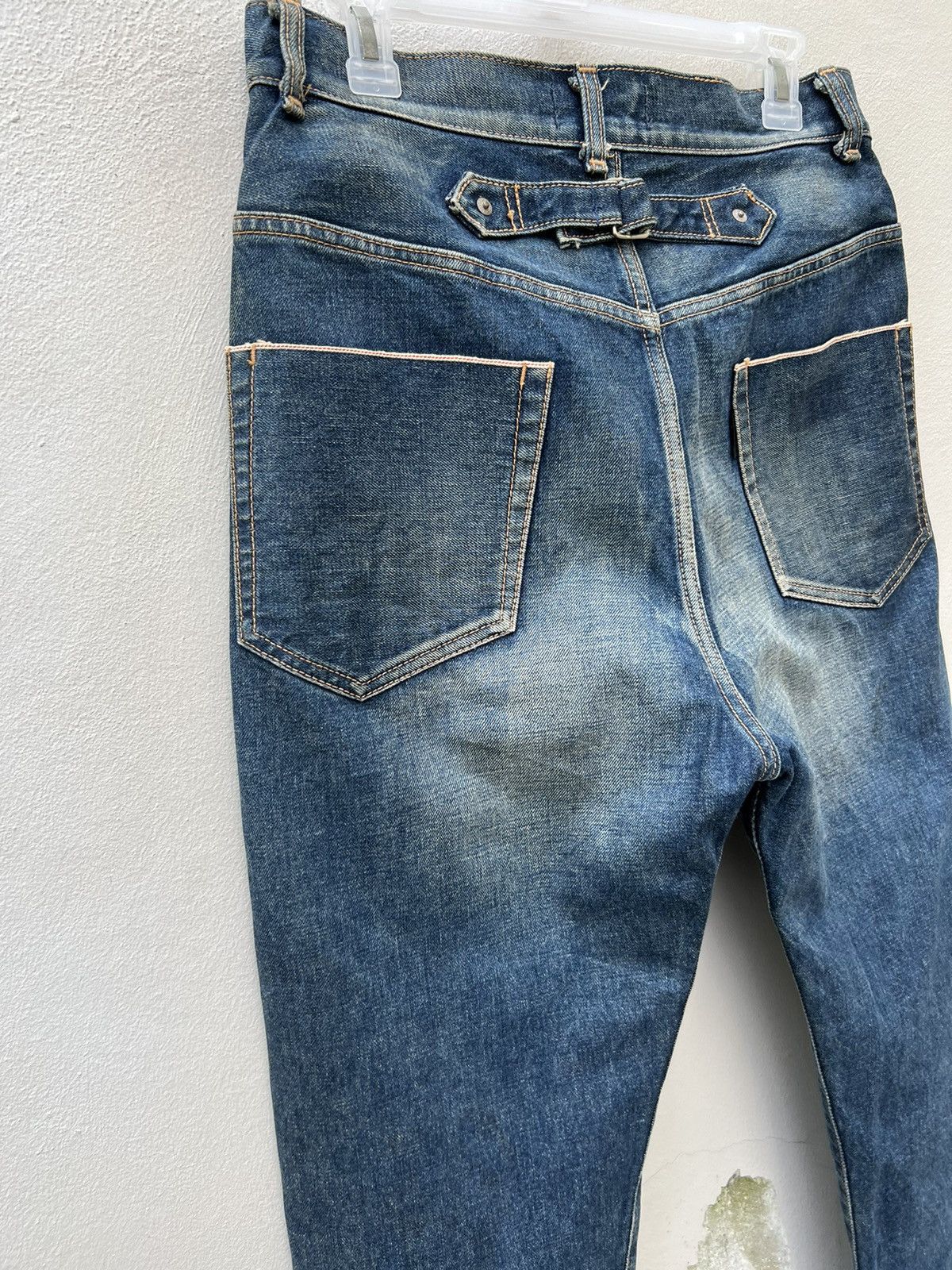 Issey Miyake Issey Miyake Zucca Redline Selvedge Denim Cropped Jeans Size US 30 / EU 46 - 11 Thumbnail
