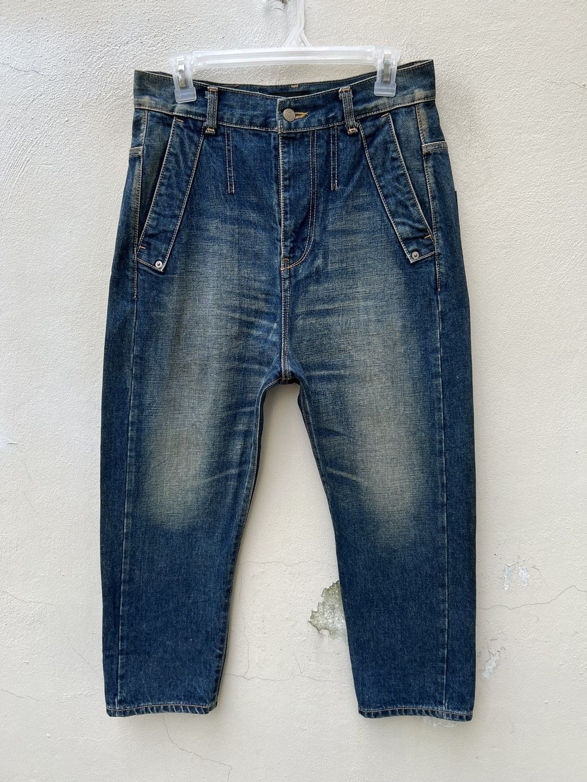 Issey Miyake Issey Miyake Zucca Redline Selvedge Denim Cropped Jeans Size US 30 / EU 46 - 3 Thumbnail