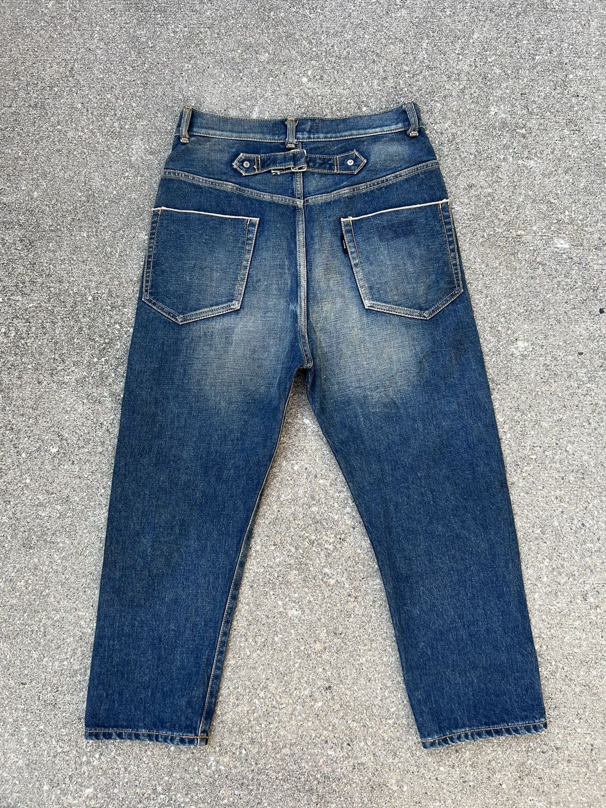 Issey Miyake Issey Miyake Zucca Redline Selvedge Denim Cropped Jeans Size US 30 / EU 46 - 2 Thumbnail
